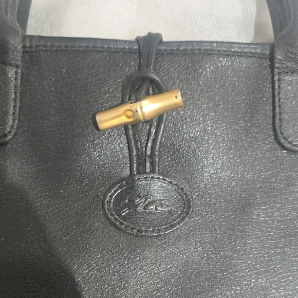 Longchamp Black Satchel with Structured Design - Picture 2 of 9